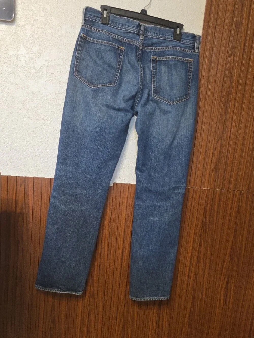 J. Crew Straight-Leg Men's Denim Jeans in Medium Blue 34x30